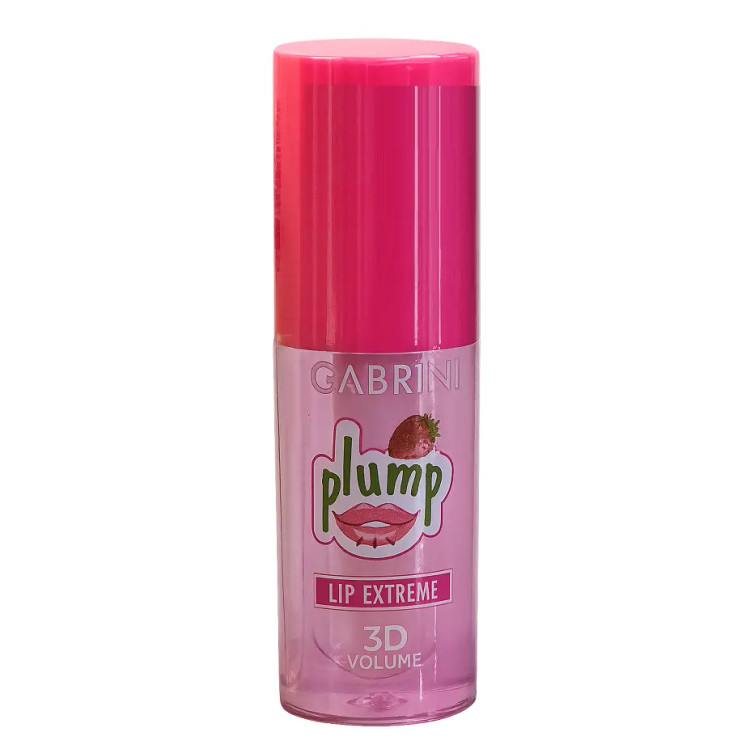 روغن لب حجم دهنده گابرینی Gabrini مدل Plump Lip Extreme رایحه توت فرنگی